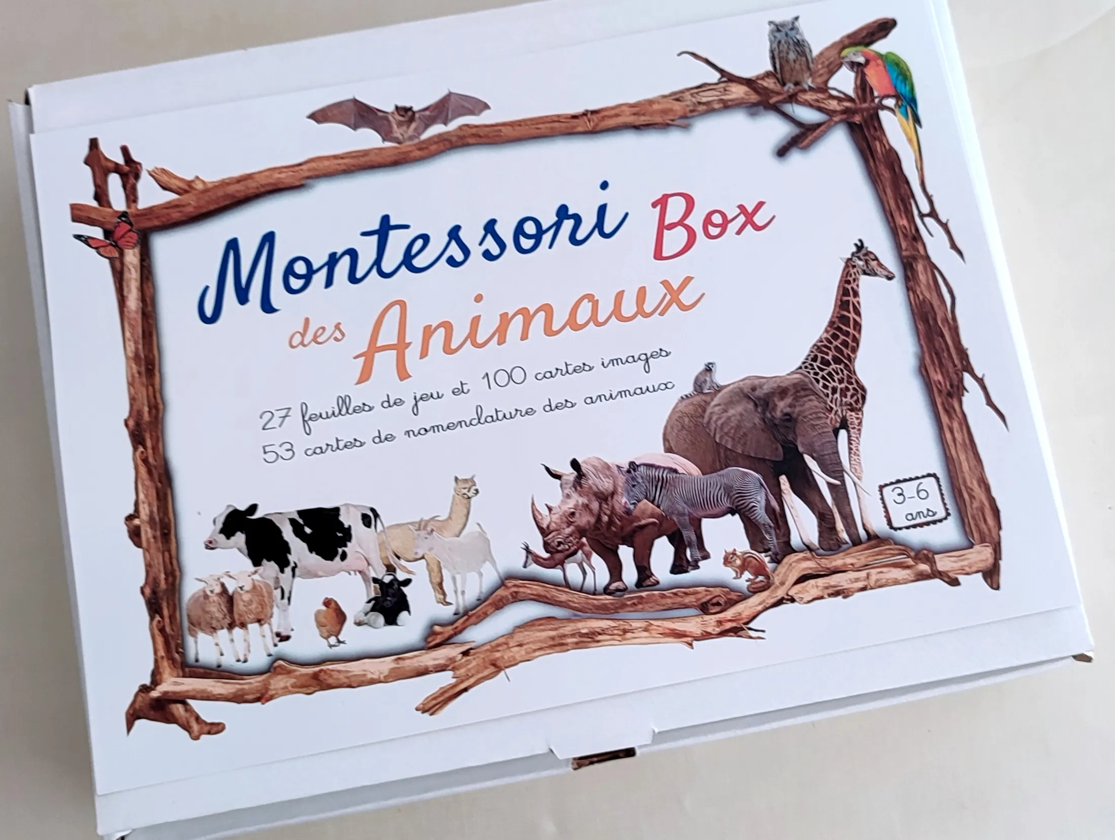 MontessoriBox.ma - Montessori box des animaux 3-6 ans 12 jeux