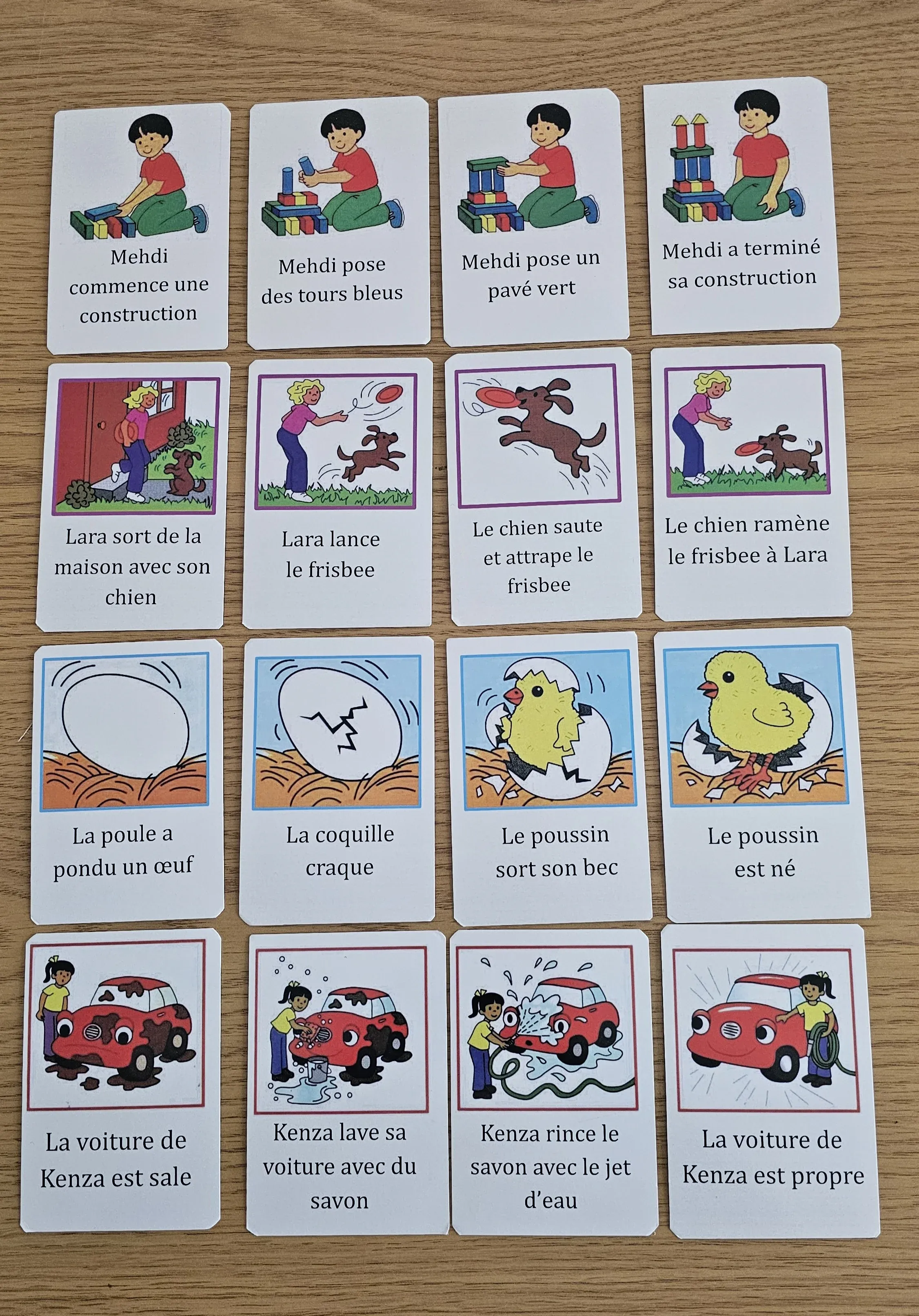 100 Cartes d'histoires à séquencer
