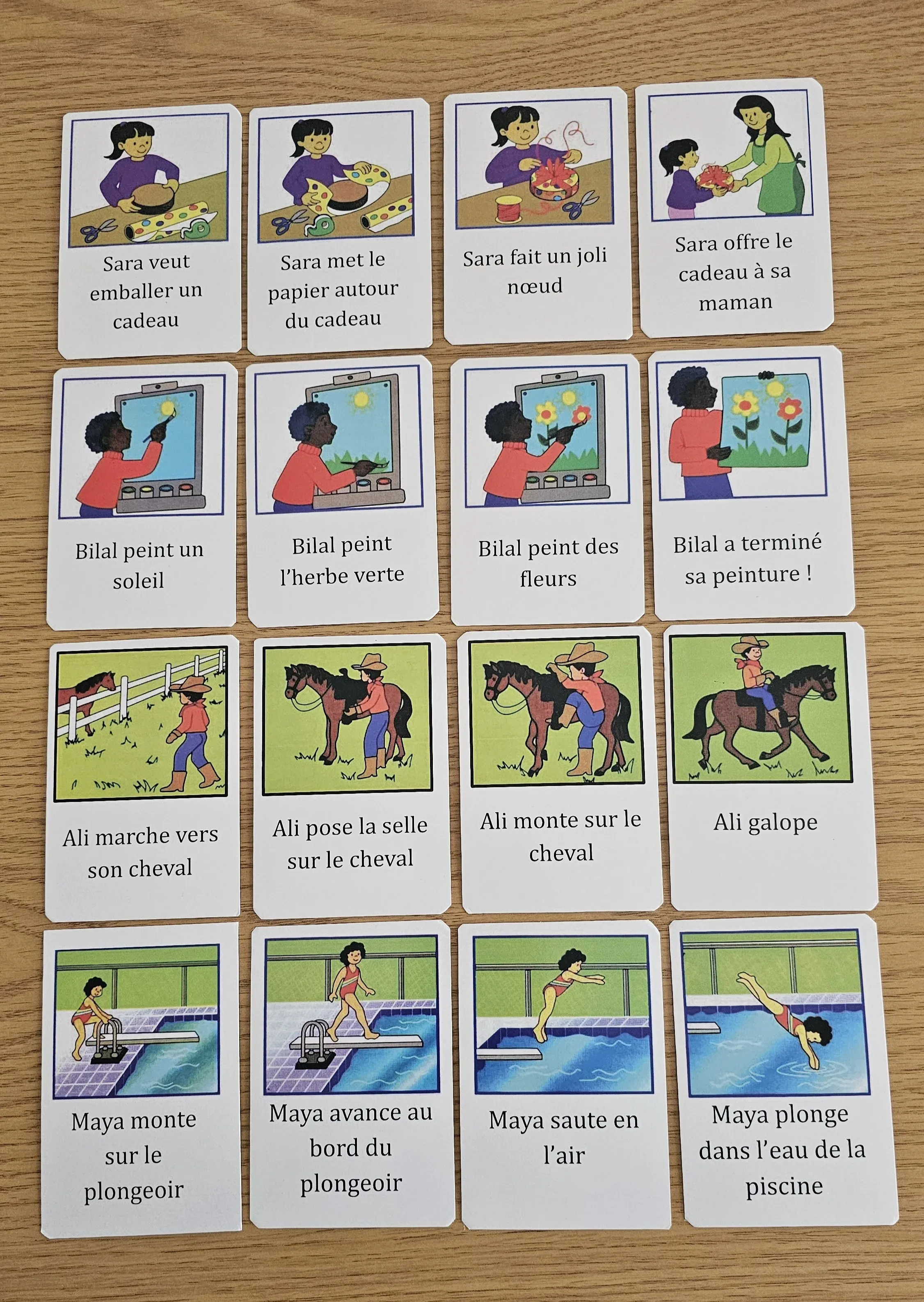 100 Cartes d'histoires à séquencer