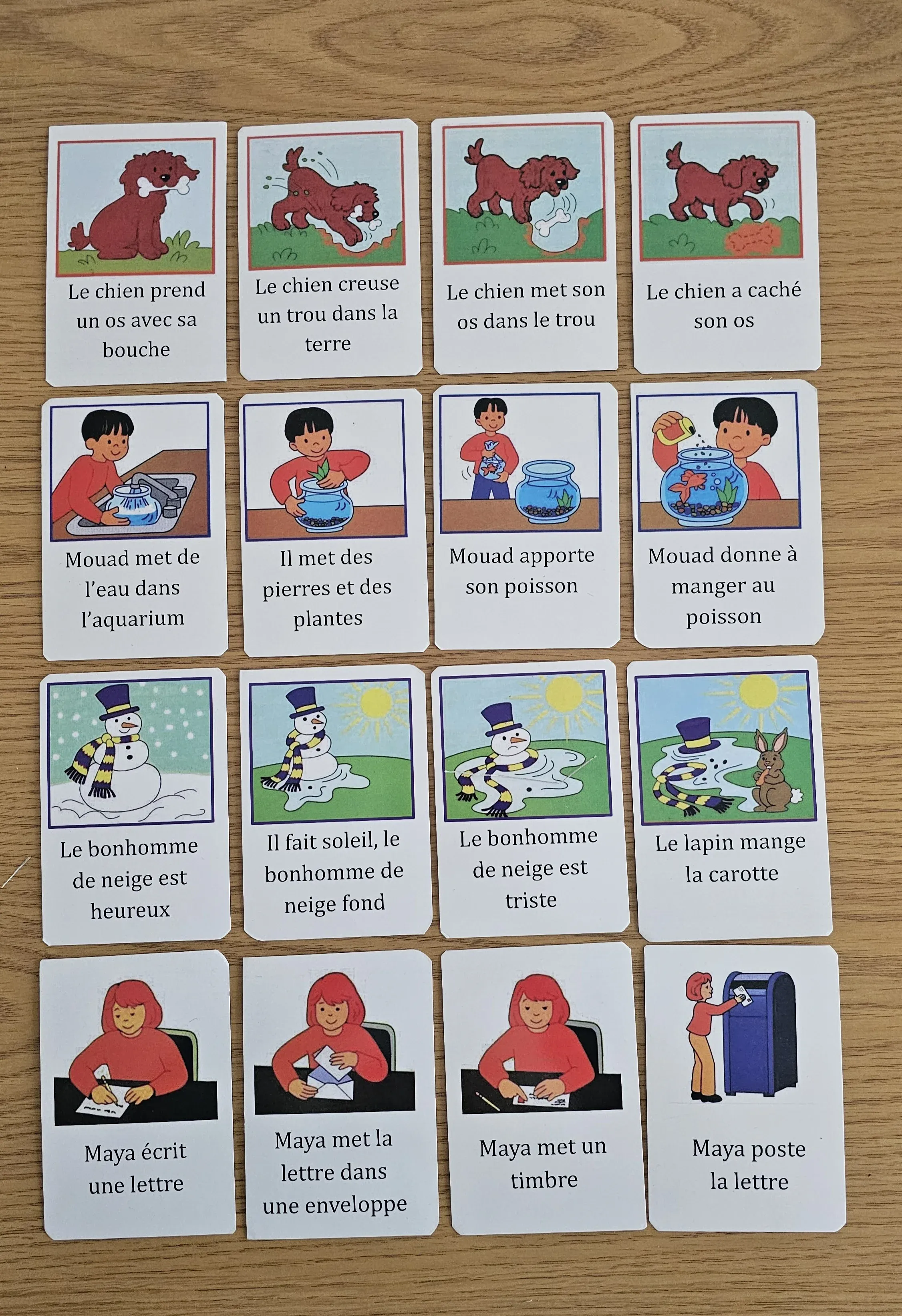 100 Cartes d'histoires à séquencer