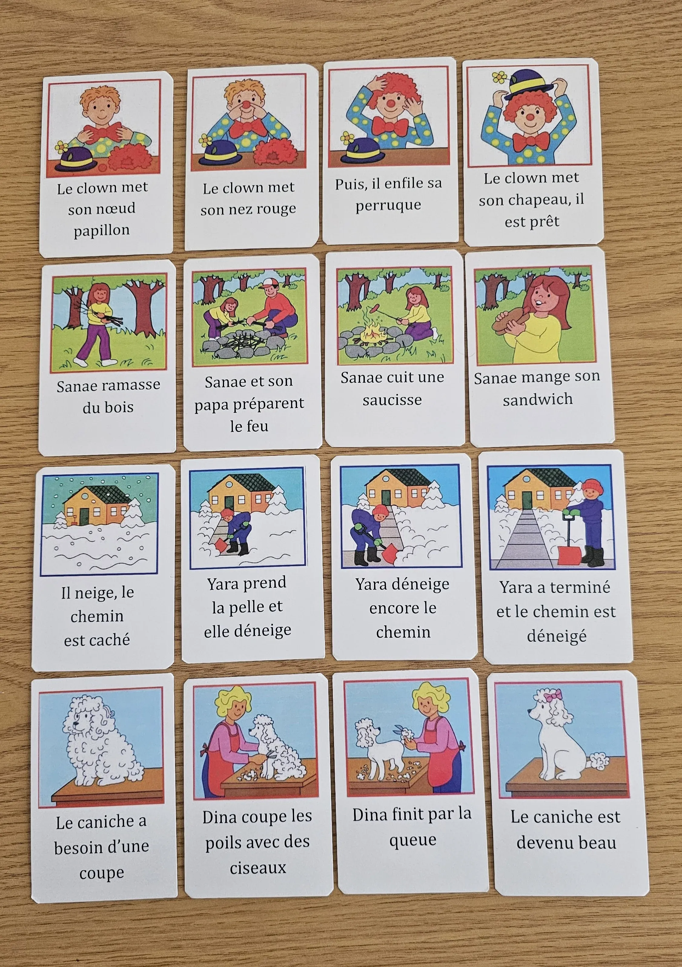 100 Cartes d'histoires à séquencer