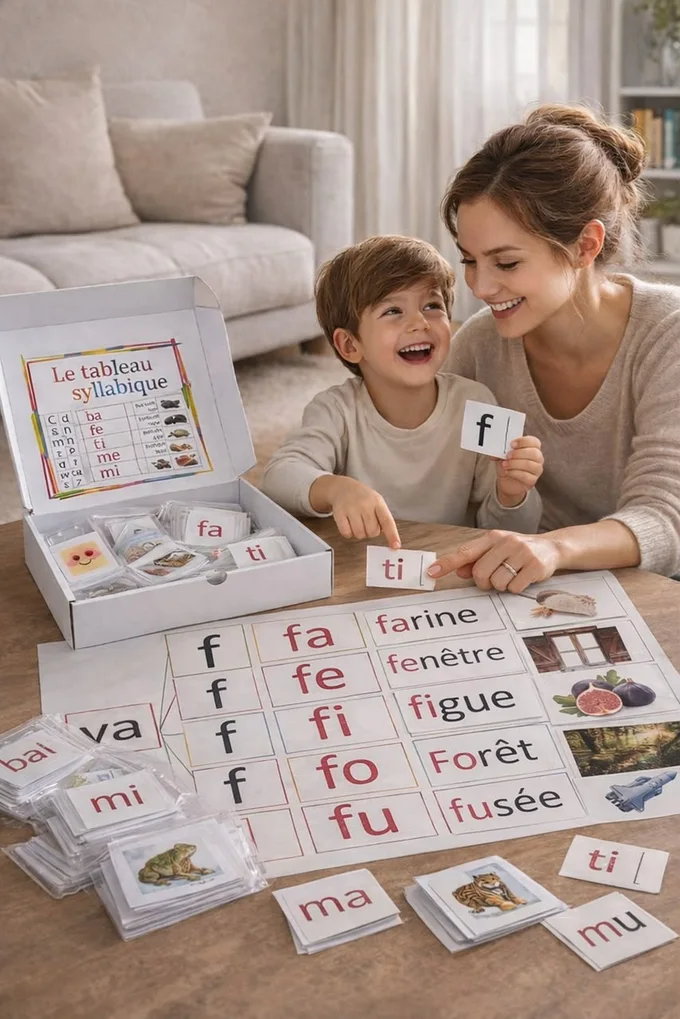 Tableau syllabique format A3