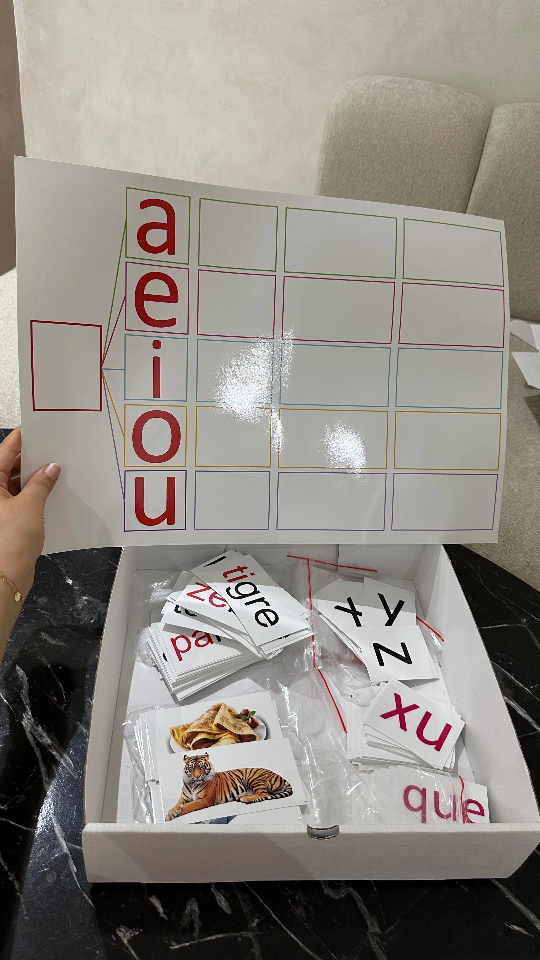 Tableau syllabique format A3
